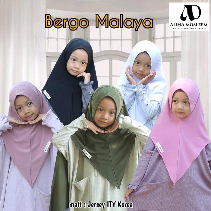 Bergo Malaya Kids By Adha Mosleem