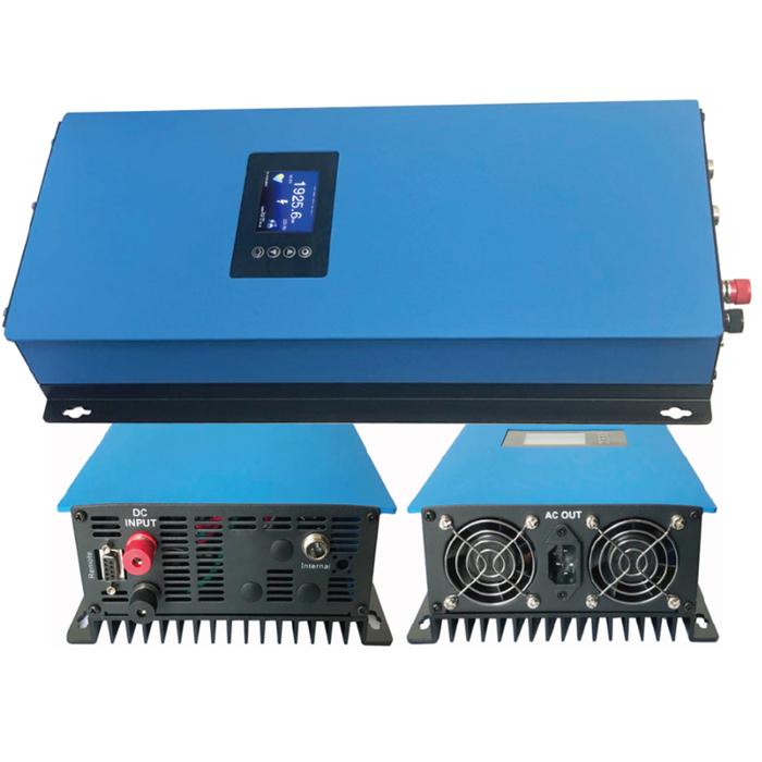 2000W Solar Grid Tie inverter With LCD&internal limiter function,MPPT