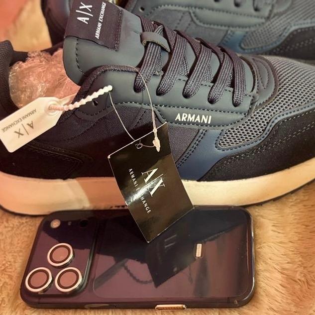 Sepatu armani exchange size 42 blue