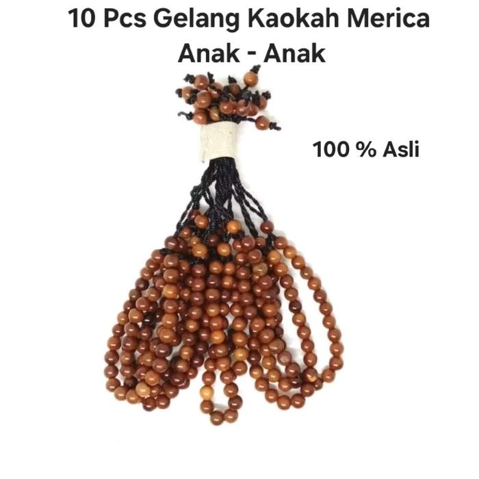 10 pcs Gelang Kokka Anak-Anak Asli Gelang Kaukah Kaokah Premium Kalimantan