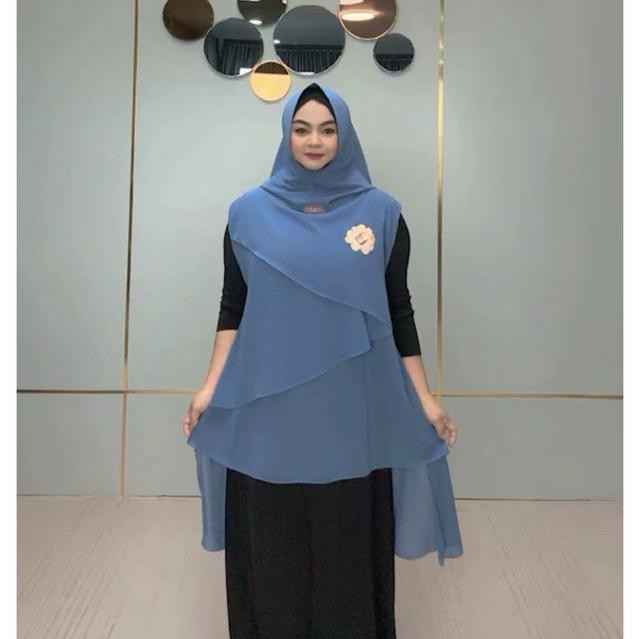AHF - JILBAB SERUNI TUNIK | HIJAB INSTAN | JILBAB VIRAL | KERUDUNG TUNIK JILBAB INSTAN SIMPLE / JILB