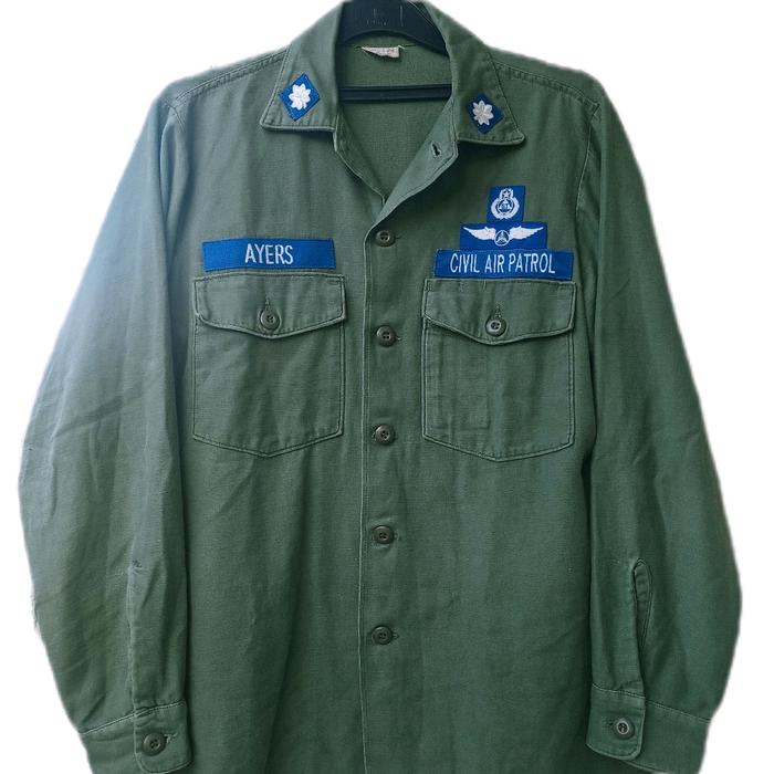 kemeja army OG 107 original