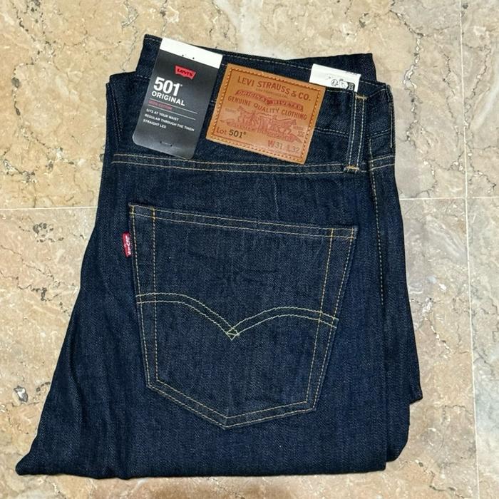 Celana Jeans Pria 501-1484 Reguler Fit Biru Garment - Celana Jeans Branded - 100% Original