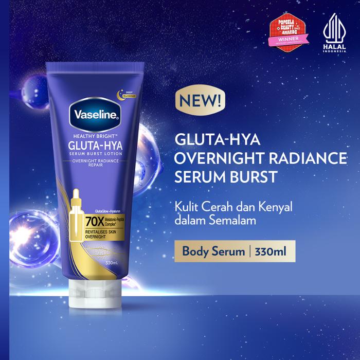 Vaseline Gluta-Hya Body Serum Overnight Radiance Repair 330 mL