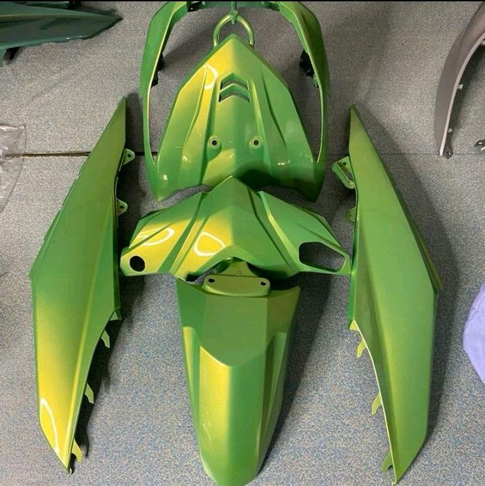 cover full body halus motor honda beat fi 2013-2016 warna aliens green