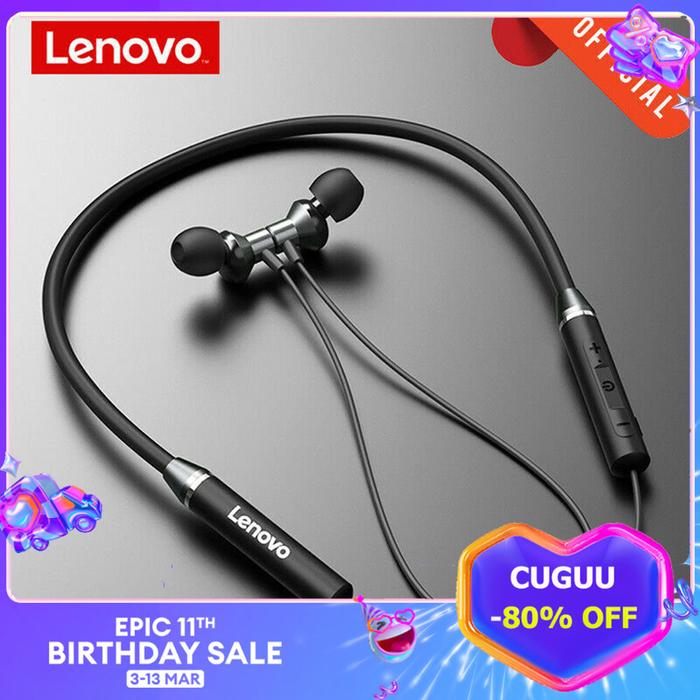 Lenovo XE05 BT Earphone Stereo Nirkabel, Earbud Hi-Fi Pengurang