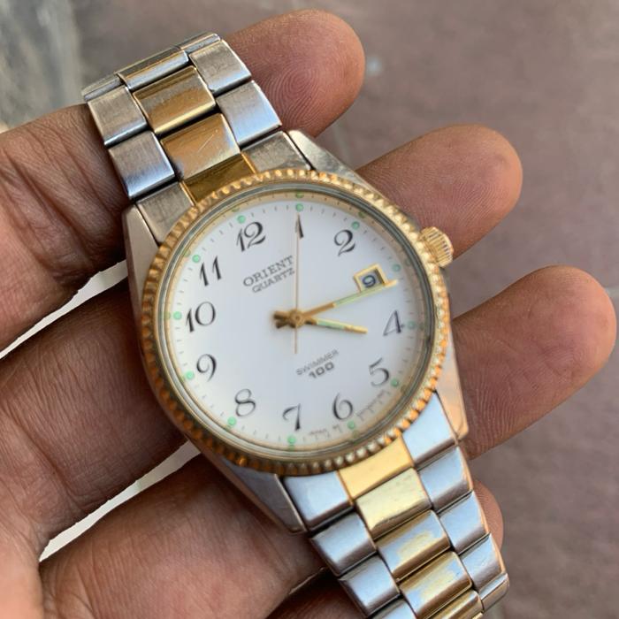 Orient swimmer jam tangan pria original preloved/second/bekas