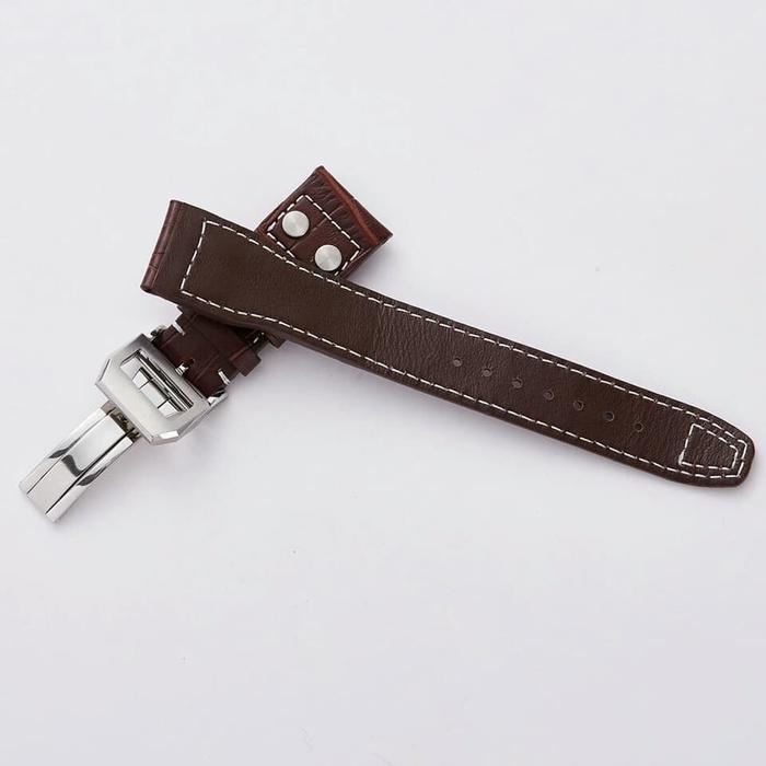 22Mm Iwc Mark 17 Leather Strap Tali Jam Tangan Kulit Iwc