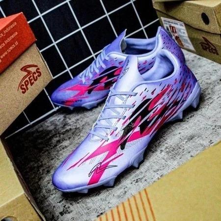 Sepatu Bola Specs Alpha XTD Pro Fg Lilac Blue Size 39-44 Asli Original Terlaris 2023 Sepatu Sepak Bo