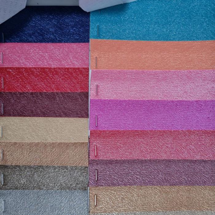 Kulit Sintetis Metalik Teiga Hujan - 10 Yard per Warna, Lebar 137cm, Tebal 1mm