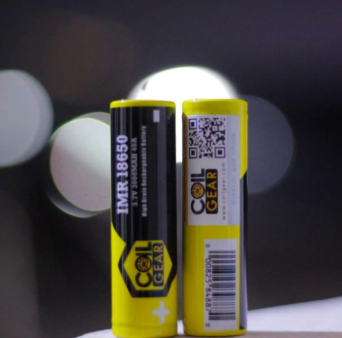 BATERAI 18650 GEAR YELLOW ORIGINAL / BATRE GEAR KUNING 18650