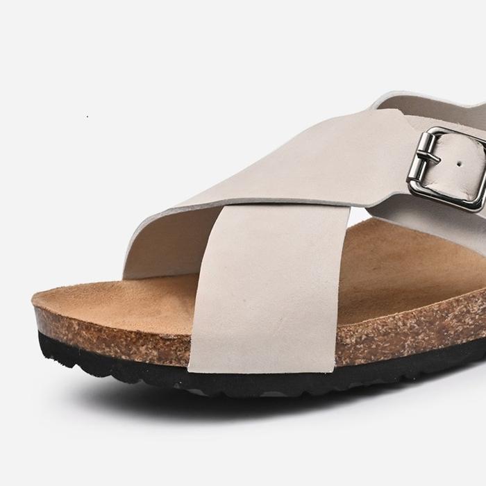 Eiger - Terlaris Fashion Sandal Pria Casual Original Kulit Asli Outdoor Sendal Birken Keren Lembut R