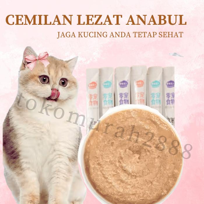 Snack Kucing Mix isi 50 pcs /Strip Kucing Kecil / Cemilan Kucing/ Snak Penggemukan Makanan