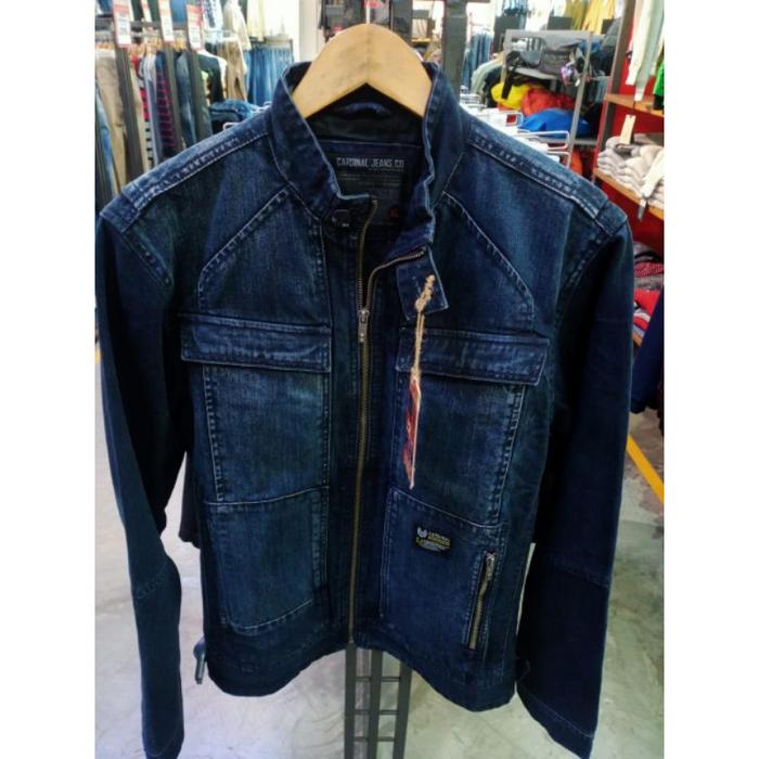 Jaket Jeans Cowok Cardinal Original, Jaket Jeans Cowok Cardinal Asli Original