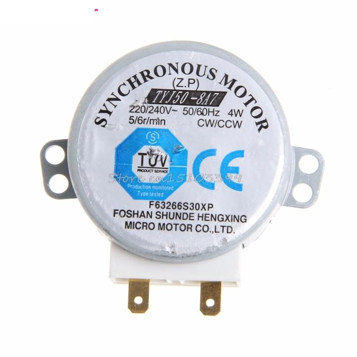 Microwave Oven TYJ50-8A7 Turntable Turn Table Synchronous Motor