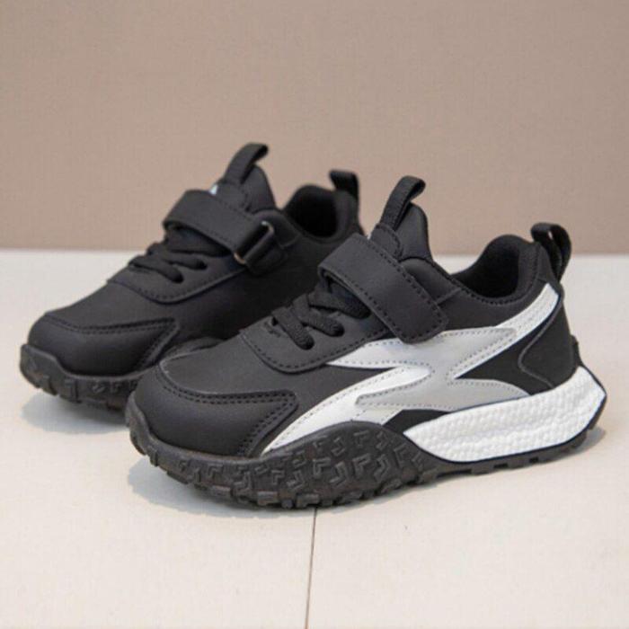 Sepatu Sneakers Anak Laki-laki Motif ATG Hitam - ATG HITAM, 26
