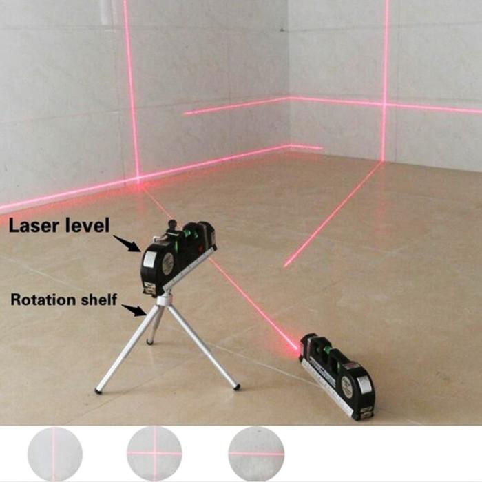 Fixit Level Penggaris Laser Waterpass Meteran Laser  Meteran Laser Alat Pengukur Kemiringan Waterpas