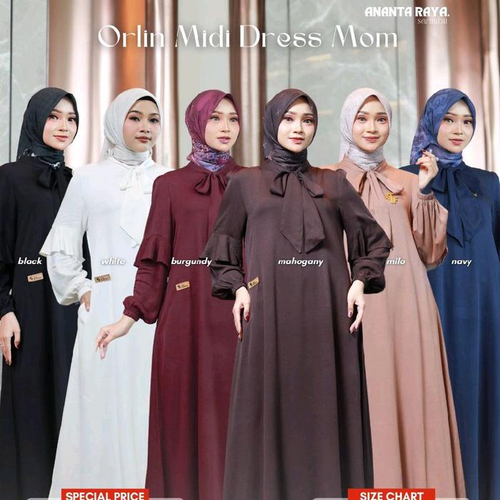 ANANTA RAYA SARIMBIT/ ORLIN MIDI DRESS MOM/ BUSUI