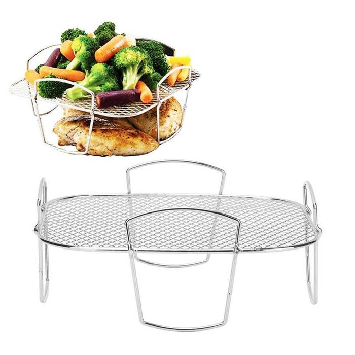 Stainless Steel French Fries Rack Anti Fall Oven Cooling Rack Holder