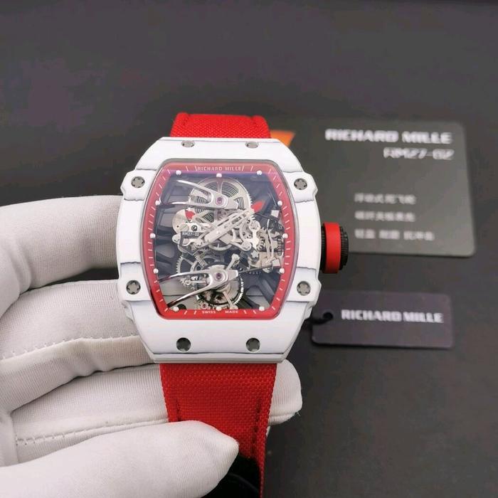 Jam Tangan RM27-02 Tourbillon Carbon Dial Swiss Automatic
