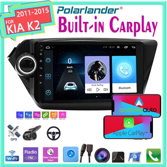 Car Radio 2Din 9 Inch Built-in Carplay Android 10 Bluetooth