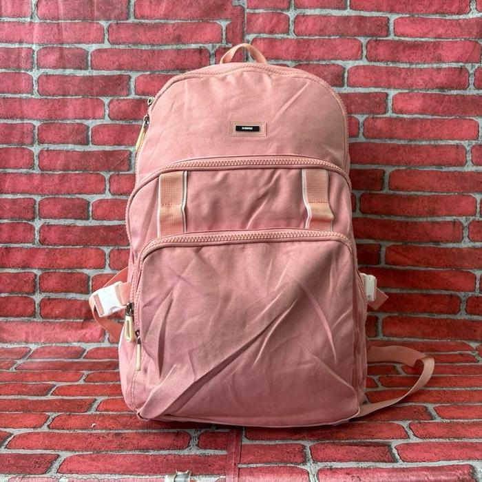 TAS RANSEL WANITA K-SWISS SECOND BRANDED PINK KANVAS / RANSEL BACK PACK WANITA KSWISS SECOND / TAS R