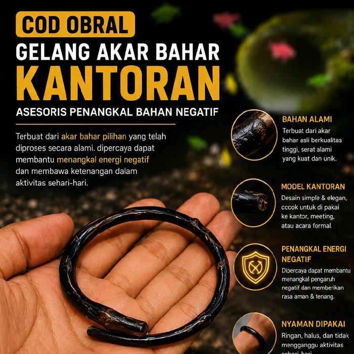 COD OBRAL Gelang Akar Bahar Kantoran Asesoris menarik