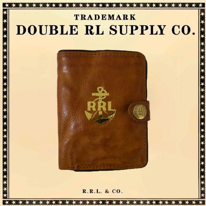 DOUBLE RL / RALPH LAUREN  ITALIAN LEATHER WALLET. .Limited. USA