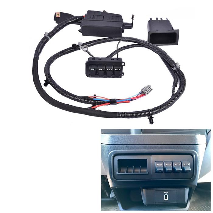 5C3Z-14A303-AA In-Dash Upfitter Auxiliary Switch Panel Wire Harness