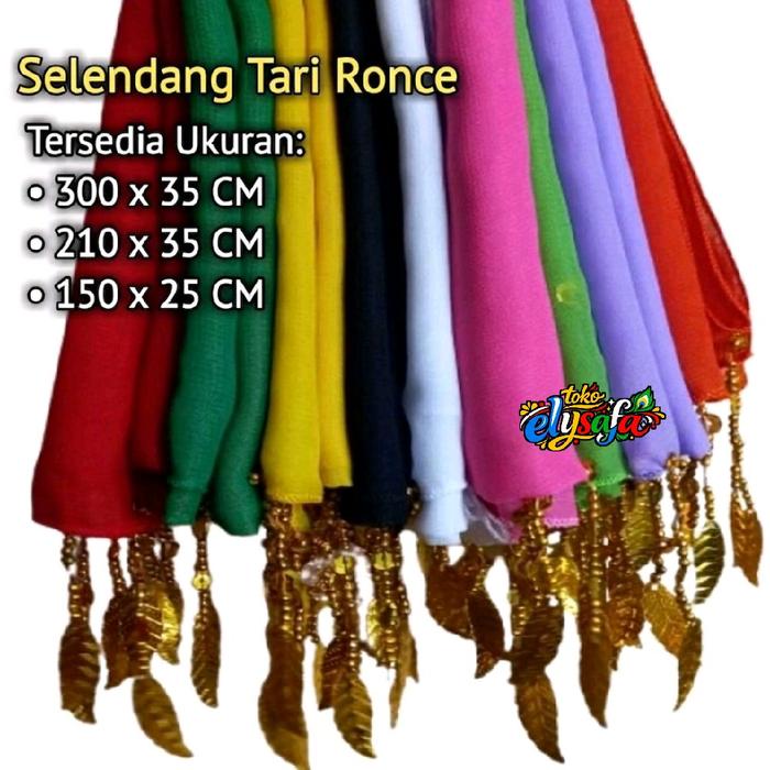 ￼Selendang Tari Ronce Anak, selendang tari Ronce Dewasa, sampur tari anak Paud termurah