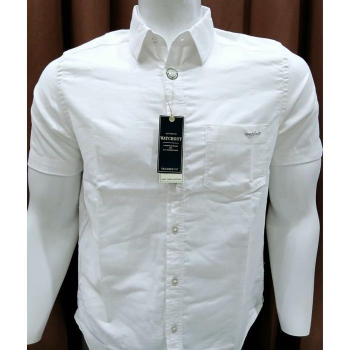 Kemeja Pria Watchout Original Katun Kotak-Kotak S-2XL
