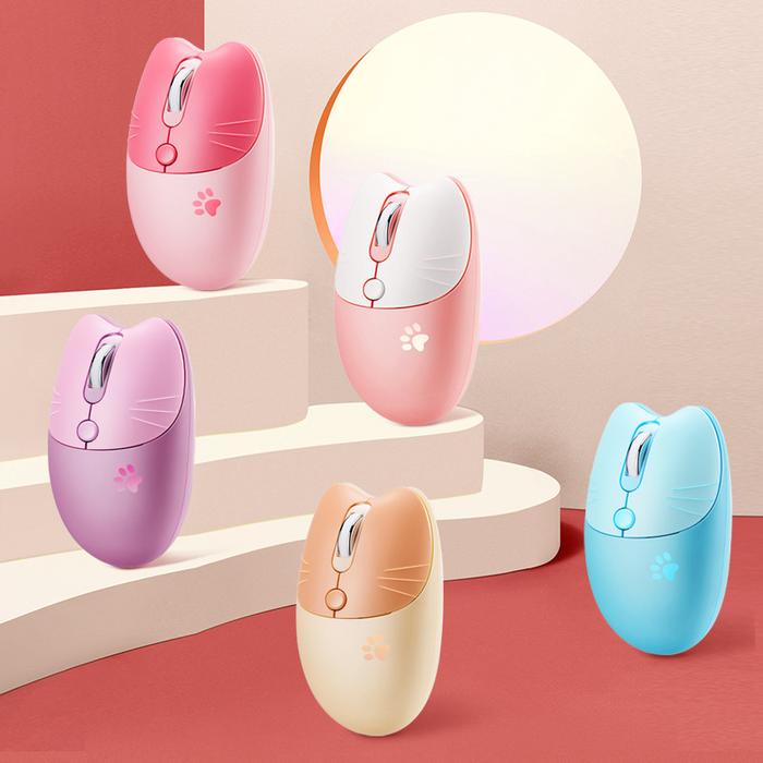 Cat Face M3 Wireless Mouse Mute Laptop Office Portable Unlimited