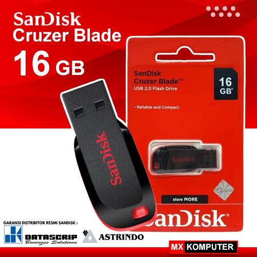 SanDisk Cruzer Blade 16GB CZ50 Flashdisk - Garansi Resmi