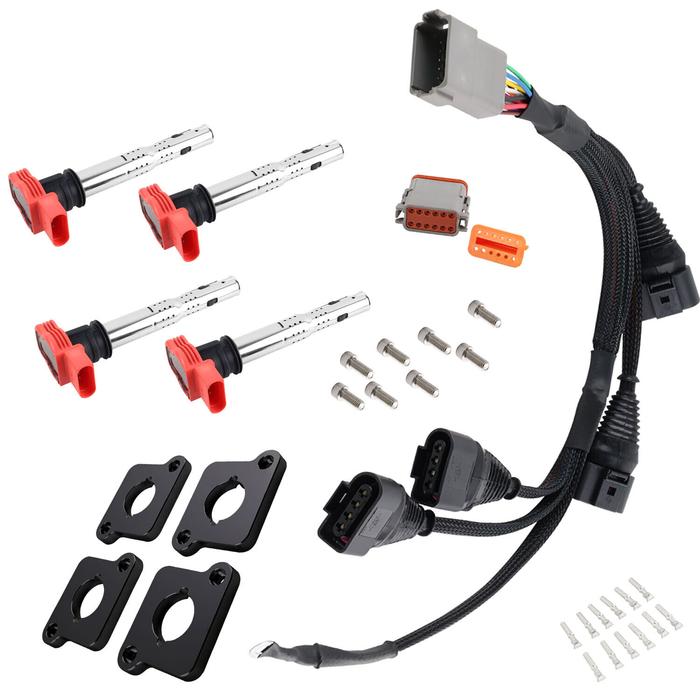 1.8T to 2.0T FSI R8 Ignition Coil Packs Conversion ICM FITS FSI for Passat Golf Jetta A4 B5