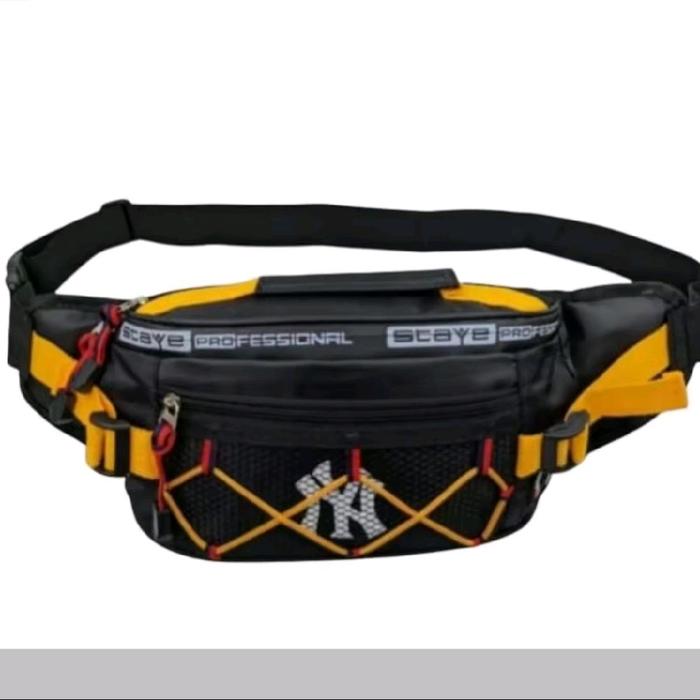 TAS PINGGANG PRIA & WANITA BAHAN NILON PARASUT WATERPROOF TAS SELEMPANG DADA TERBARU
