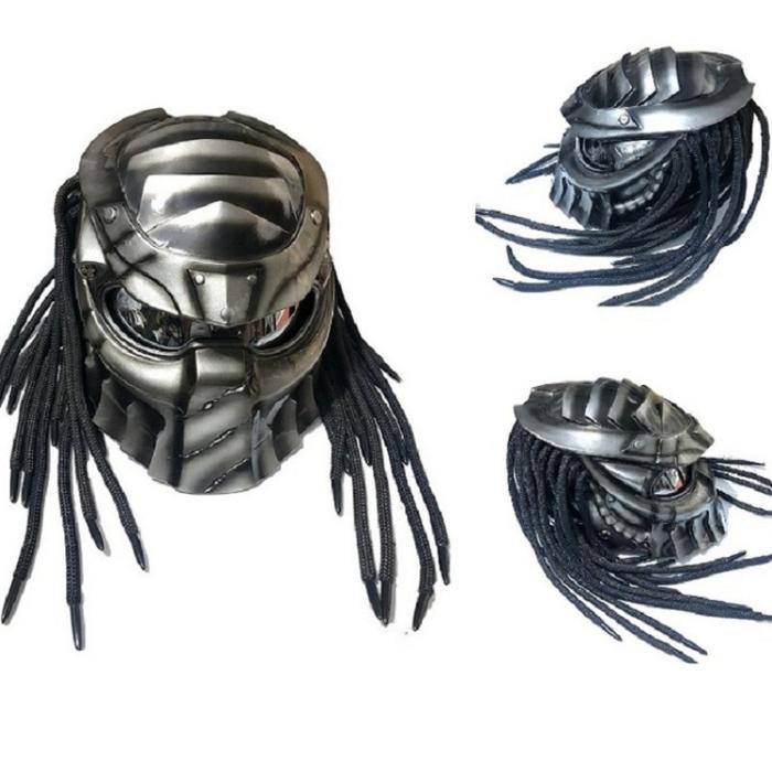 Motorcycle full helmet predator helmet predator alien sports car