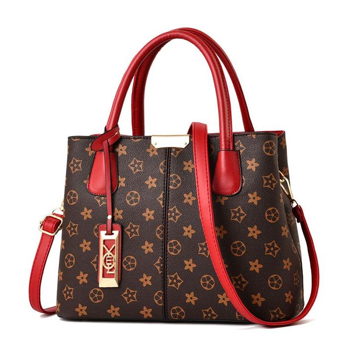 JT3226-redflower Tas Selempang Elegan Wanita Cantik Import