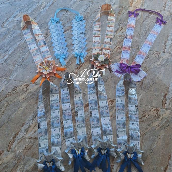 Gift/Kalung duit mainan / berbagai pecahan nominal / FREE PACKING KARDUS