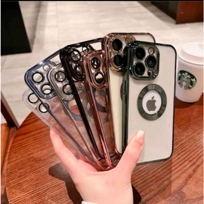 Premium Disc Case Lenspro Chrome Circle Case Iphone X / Xs / Xr / Xs Max