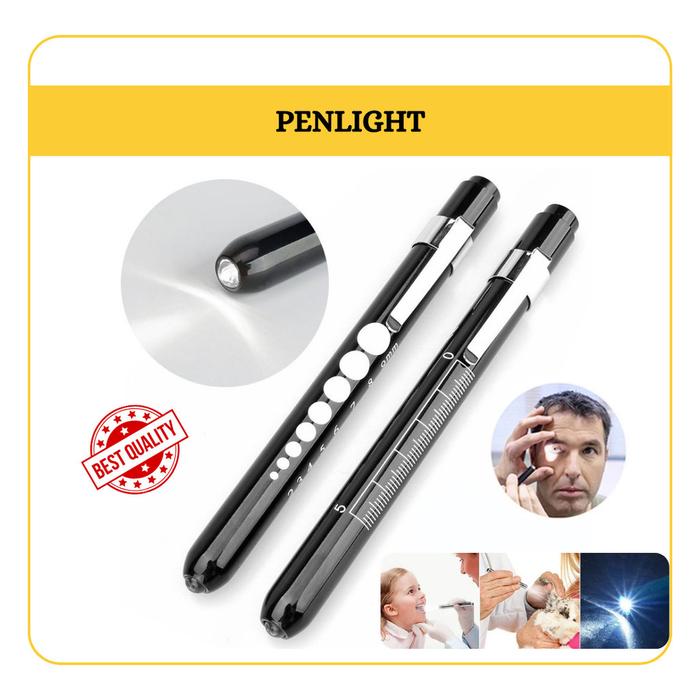 Penlight LED Sinar Putih Lampu Senter Medis Pen Light [BMP]