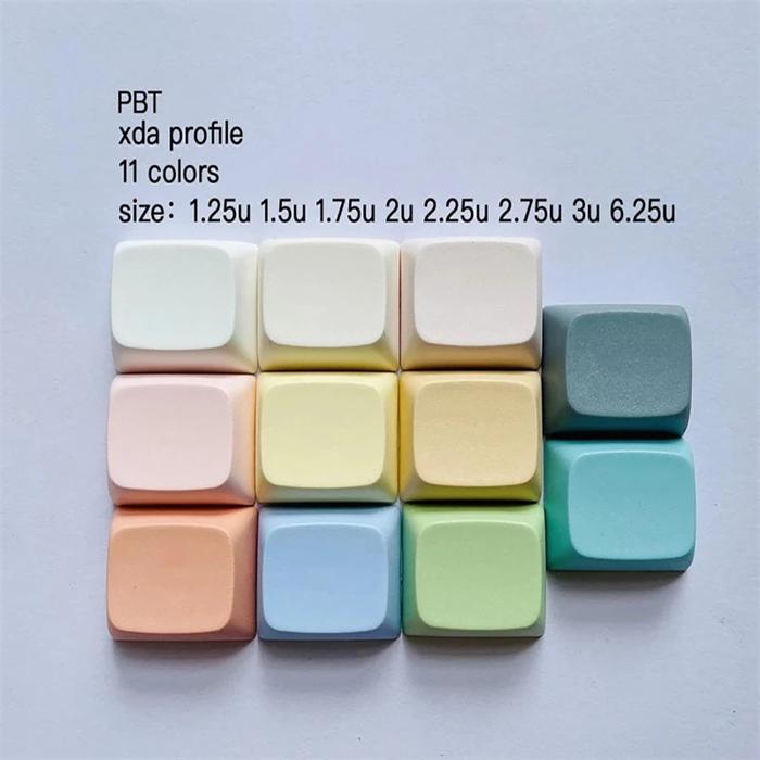 XDA Print Blank PBT Keycaps Gaming Mechanical Keyboard Diy 1U 1X 1.25U 1.5U 2U Ctrl Alt Shift Spaceb