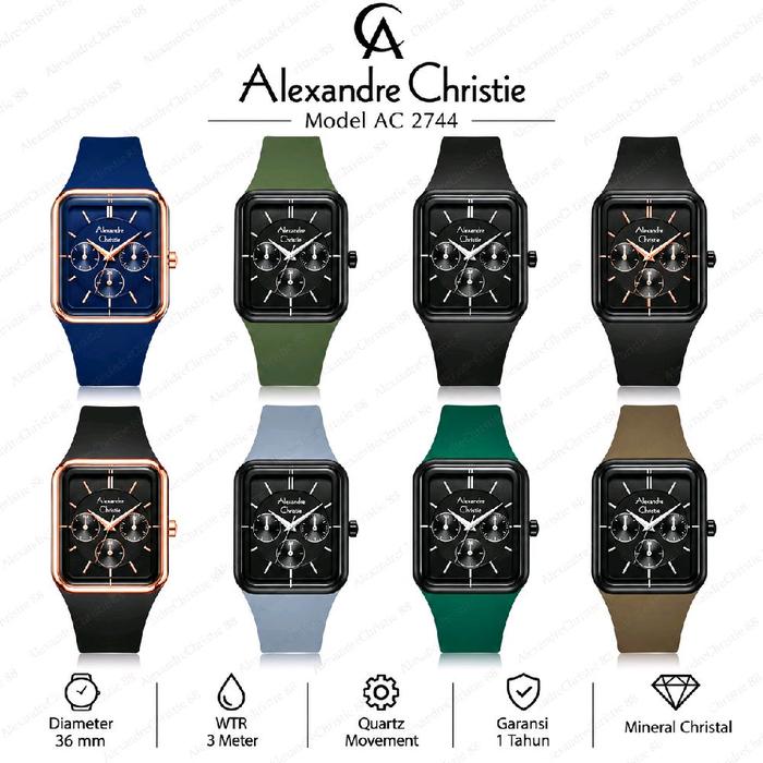 Jam Tangan Wanita Alexandre Christie 2744 AC2744 AC 2744 | Original