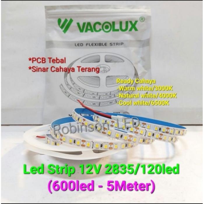 Vacolux LED Strip 2835 120 LED 5 meter 12 V high quality