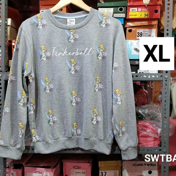 sweater dewasa motif thinkerbell