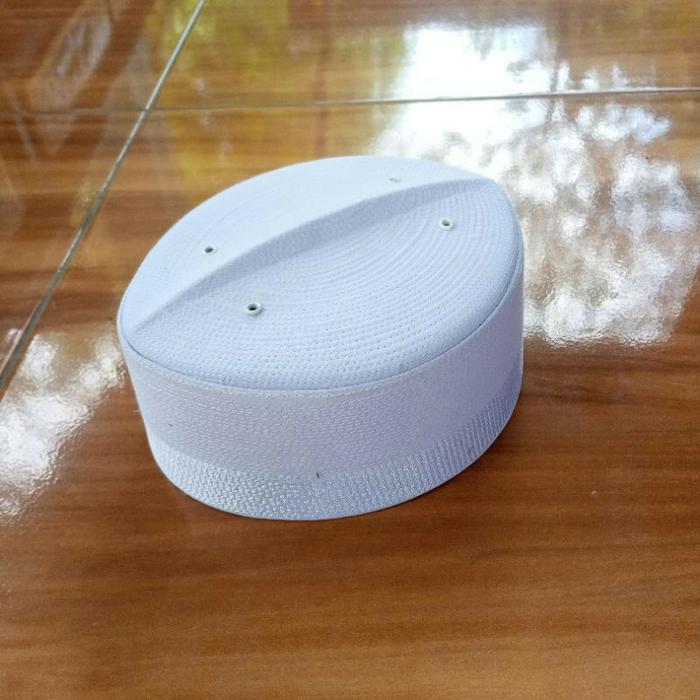 Peci Songkok Recca Bugis Putih HABAIB Peci Putih Haji tinggi 7 cm Peci Recca Bugis Makassar Peci bug