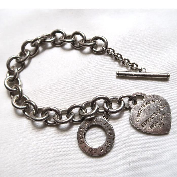 Tiffany & CO-Aksesoris heart sterling silver bracelet branded original authentic guarante
