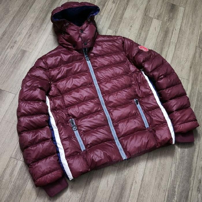 jaket luxury bulang bulu angsa moncl3r jacket second