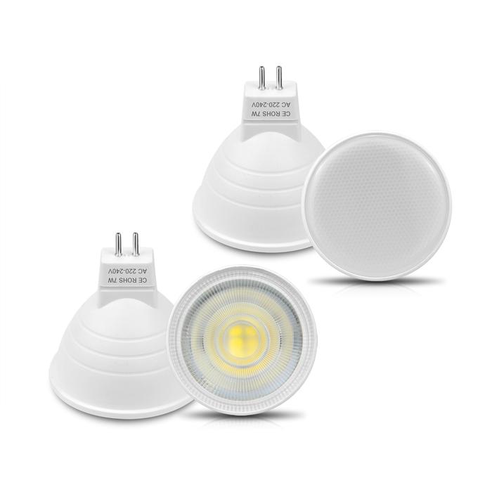 MR16 Spotlight 10pcs A Pack Led lamp 220V 7W Fireproof Aluminum