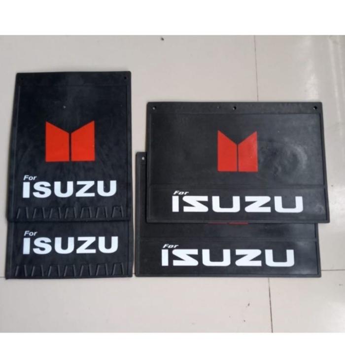 Karpet Lumpur Isuzu Traga ELF NKR NHR Mudguard Spacbord Depan Dan Belakang pelindung cipratan Roda I