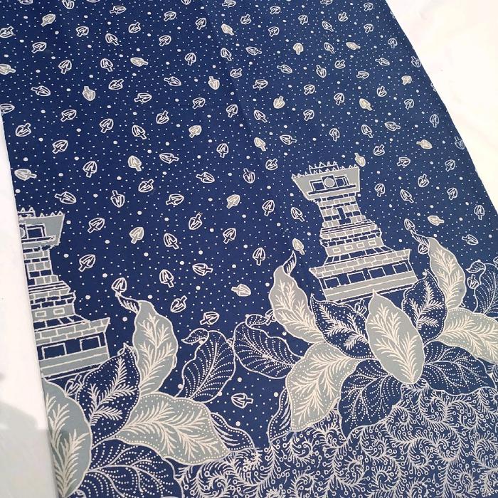 Kain batik cap malam dingin motif Menara 05